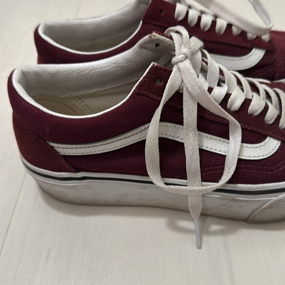 Maroon platform Vans - Picture 2 of 5